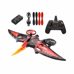 L0712 RC Plane 2.4G Remote Control Aircraft Gravity Sensing Helicopter Glider with Light EPP Foam Fighters - D With 1 Battery
