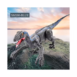 Remote Control Dinosaur Toys, Walking Dino with Light and Sound Velociraptor Tyrannosaurus Rex Spinosaurus - SM180