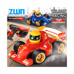 ZWN F1 2.4G RC Drift Car 4WD Remote Control Car High Speed Four Wheel Drive Radio Controlled Mini Racing - F1 Red 1B Box