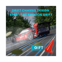 2.4G Rc Cars 4WD RC Drift Car Toy GTR Model Soft Shell Remote Control Racing Car kids Toys for Boys - GTR-Red