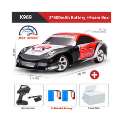 WLtoys K969 1:28 4WD 2.4G Mini RC Racing Car High Speed Off-Road Remote Control Drift Toys Alloy Vehicle - K969 2B Foam Box
