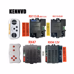 12V Weelye  Children Electric Ride on Car Vehicle Remote Control Receiver Control Box Unit Motherboard - 12V RX113 SET