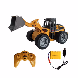 Huina 1520 1:18 RC Tractor Shovel Toy Rc Forklift Truck Engineering Car Toy Toys for Children Boy Toys - HUINA 1520 upgrade