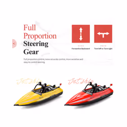 WLtoys WL917 RC Boat 2.4GHz Remote Control Boats RC Jet Boat 16km/h RC Boat  Gift for Kids Adults Boys - Yellow