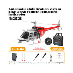 RC ERA C138 1:36 Remote Control Simulation RC Bell 206 Helicopter Altitude Hold 2.4g Genuine 6axis Gyro - RC C138ZCPRO RED 1B