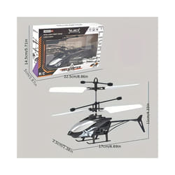 Remote control induction aircraft suspension cartoon aircraft indoor toy aircraft suspension helicopter - WHITE