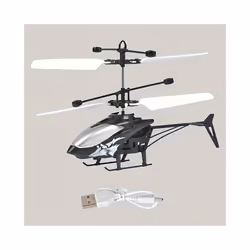 Remote control induction aircraft suspension cartoon aircraft indoor toy aircraft suspension helicopter - WHITE