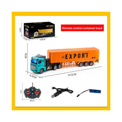 Remote Control Toy Car Semi-Trailer Heavy Truck Container Trailer Simulation Model Wireless Remote Control - 6D00051