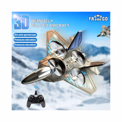 L0712 RC Plane 2.4G Remote Control Aircraft Gravity Sensing Helicopter Glider with Light EPP Foam Fighters - A Dual Control