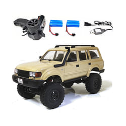 WPL C54-1 4WD 2.4G Off-road Car LC80 Remote Control Car RC Crawler Buggy Moving Machine Kids Battery - C54 YE 2B
