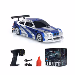 Gifts Outdoor Toys 1/43 RC Drift Car Mini RC Race Cars 2.4G Remote Control 4WD High-Speed Motor Vehicle - B