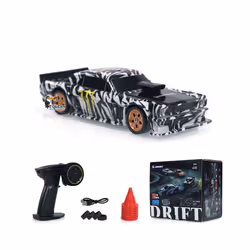 Gifts Outdoor Toys 1/43 RC Drift Car Mini RC Race Cars 2.4G Remote Control 4WD High-Speed Motor Vehicle - A