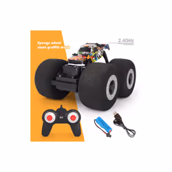 RC Car Stunt Drift Soft Big Sponge Tires Buggy Vehicle Model Radio Controlled Machine Remote Control - Truck