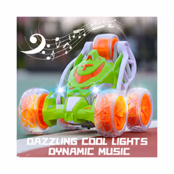 2.4G RC Car Radio Remote Control Cars Twist Spray Stunt Car Music Light 360 Rotation Stunt Car Toys - JNHPMKF2200001