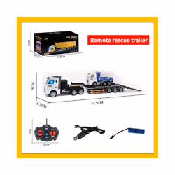 Remote Control Toy Car Semi-Trailer Heavy Truck Container Trailer Simulation Model Wireless Remote Control - 18D00061