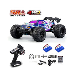 Rc Car Off Road 4x4 High Speed 70KM/H Remote Control Car with LED Headlight Brushless 4WD 1/16 Monster - 16101-PP-2B