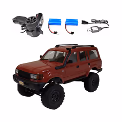 WPL C54-1 4WD 2.4G Off-road Car LC80 Remote Control Car RC Crawler Buggy Moving Machine Kids Battery - C54 Red 2B