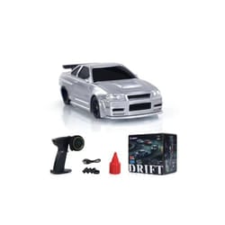 2.4G High speed Drift Rc Car 1/43 4WD Remote Control Car Four Wheel Drive Radio Controlled Mini GTR - 4304 1Battery Box