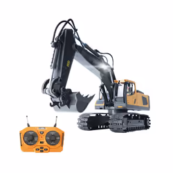 RC Excavator 1/20 2.4GHz 11CH RC Construction Truck Engineering Vehicles Educational Toys for Kids with - RC Excavator