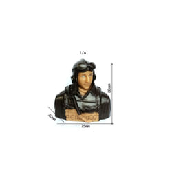 Model aircraft pilot  1/6 WWII American pilots Simple color 1/6 Scale RC Airplane Pilot Figure Model