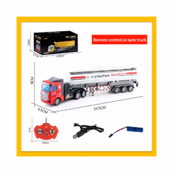 Remote Control Toy Car Semi-Trailer Heavy Truck Container Trailer Simulation Model Wireless Remote Control - 4D00049