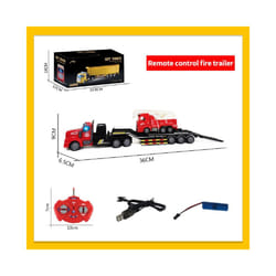 Remote Control Toy Car Semi-Trailer Heavy Truck Container Trailer Simulation Model Wireless Remote Control - 13D00056