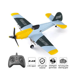 BF109 RC Plane 2.4G 3CH EPP Foam Remote Control Fighter Fixed Wingspan Glider Outdoor RTF RC Warbird - 1 Battery