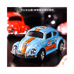 2025 New Wireless Mini Beetle Alloy Remote Control Car Small Mobile Phone Remote Control Model Car Toy - yellow