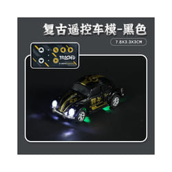2025 New Wireless Mini Beetle Alloy Remote Control Car Small Mobile Phone Remote Control Model Car Toy - black