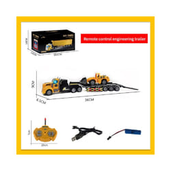 Remote Control Toy Car Semi-Trailer Heavy Truck Container Trailer Simulation Model Wireless Remote Control - 11D00054