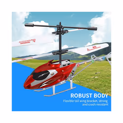Kids Remote Helicopter With Stable Flight & Easy Control Remote Control Aircraft Flying Kids Toys for - Platinum
