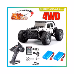 16103PRO 1:16 4WD RC Car with LED 2.4G Remote Control Cars 70KM/H High Speed Drift Monster Truck for - 16103 White FB 2B