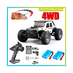 16103PRO 1:16 4WD RC Car with LED 2.4G Remote Control Cars 70KM/H High Speed Drift Monster Truck for - 16103 White FB 2B