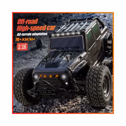 16103PRO 1:16 4WD RC Car with LED 2.4G Remote Control Cars 70KM/H High Speed Drift Monster Truck for - 16103 White FB 2B