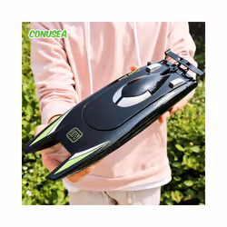 2.4G Radio Rc Boat 30Km/h Racing Boat High Speed Speedboat 20Mins Battery 2 Ch Dual Motor Waterproof - WHITE