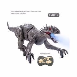 Remote Control Dinosaur Toys, Walking Dino with Light and Sound Velociraptor Tyrannosaurus Rex Spinosaurus - SM190