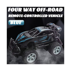 Climbing remote control car children's remote control toys, parent-child competition, remote control - blue