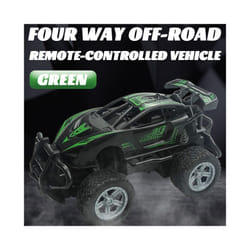 Climbing remote control car children's remote control toys, parent-child competition, remote control - green