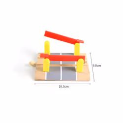 Wooden Railway Track Beech Wood Track Accessories Fit for All Kinds of Thomos Trains for Biro Wood Tracks - Wooden track 1pc ...