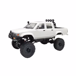 WPL 1:16 C64-1 C24 RC CAR 2.4G Full Scale 4WD Climbing Car Off Road Vehicle C64 Pickup Truck Children - Full Scale C24 Red
