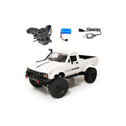 WPL 1:16 C64-1 C24 RC CAR 2.4G Full Scale 4WD Climbing Car Off Road Vehicle C64 Pickup Truck Children - Full Scale C24-1