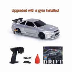 1/43 RC Drift Car with Gyro Upgraded Ver 2.4G Radio Control Mini Drift Race Car 4WD Radio Control RC - 4304G