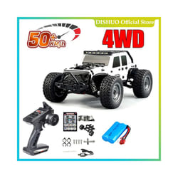 16103PRO 1:16 4WD RC Car with LED 2.4G Remote Control Cars 70KM/H High Speed Drift Monster Truck for - 16103 White FB 1B