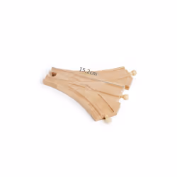 Wooden Railway Track Beech Wood Track Accessories Fit for All Kinds of Thomos Trains for Biro Wood Tracks - Wooden track 1pc  ...