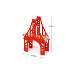 Wooden Railway Track Beech Wood Track Accessories Fit for All Kinds of Thomos Trains for Biro Wood Tracks - Wooden track 1pc B1