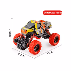 Children's toy car high-speed off-road vehicle outdoor toy off-road vehicle model inertia climbing stunt - red
