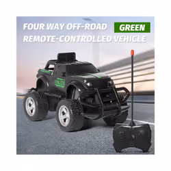 Children's toy remote-controlled off-road vehicle alloy speed four-wheel drive climbing four-wheel drive - green