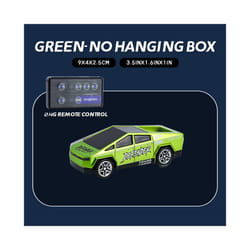 RC 1:64 Off-Road Monster Truck Remote Control Mini Climbing Car Alloy Model Remote Control Electric - Green