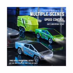 RC 1:64 Off-Road Monster Truck Remote Control Mini Climbing Car Alloy Model Remote Control Electric - Green