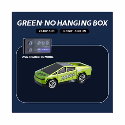 RC 1:64 Off-Road Monster Truck Remote Control Mini Climbing Car Alloy Model Remote Control Electric - Green